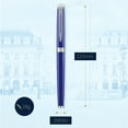 thumbnail image 3 of Waterman Hémisphère Rollerball Pen, Bright Blue Lacquer with Chrome Trim, Fine Point with Black Ink, Gift Box, 3 of 7