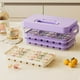 thumbnail image 1 of Ice Large Capacity Press Demolding Ice Tray Household Ice Making Storage Box 56 Compartments With Lid Refrigerator Ice Ice Tray, 1 of 6