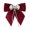 Red, variant on DARING DIVA Women's Velvet Faux Pearl Rhinestone Bow Tie Black