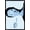 Black Framed Version, variant on Poppy: Empty Hands - Blue Portrait Wall Poster, 22.375" x 34"