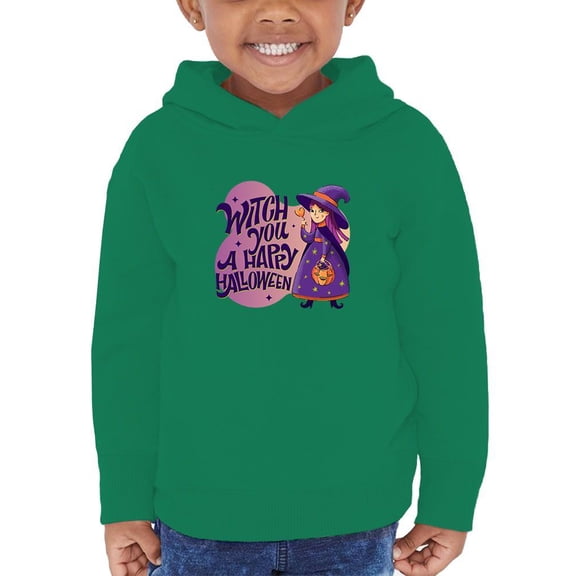 Witch You A Happy Halloween Hoodie Toddler -Image by Shutterstock, 5 Toddler