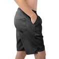 thumbnail image 5 of Mens Flat Front Shorts Active Shorts Athletics Gym Shorts Workout Running Shorts with Pockets Perfect Swimsuit or Athletic Shorts-Adults, Boys, 5 of 8