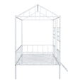 thumbnail image 4 of Furniture of America Trusten Kids House Design White Twin Loft Bed, 4 of 6