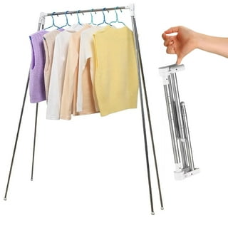  TOOLF Clothes Drying Rack, Aluminum Foldable 2-Level