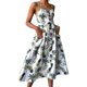 thumbnail image 1 of Vestidos de mujer Verano Floral Bohemio Correa de espagueti Botón Abajo Vestido a media pierna con bolsillos Xemadio CJWUS-4469, 1 of 1