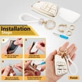 thumbnail image 7 of for Buick Key Fob Cover with Fashionable Zirconia Wristlet KeyChain, Enchanting Diamond Patterns Soft Case for Avenir Denali Sierra (6 Buttons), 7 of 7