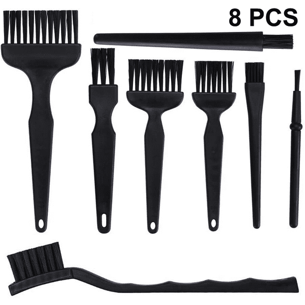 8 In 1 Anti Static Brushes, Portable Plastic Handle Nylon Cleaning Keyboard Brush Kit for
