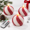 Glitter Red&White-3PCS, variant on Set Of 3mas Sphere Candy-caneless Candles - Red White Real Wax Flickering Ball Operated With Remote Candy Cane Decorations Xmas P