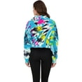 thumbnail image 5 of Ed Hardy Women's French Terry Tie Dye Printed Cropped Hoodie, 5 of 5