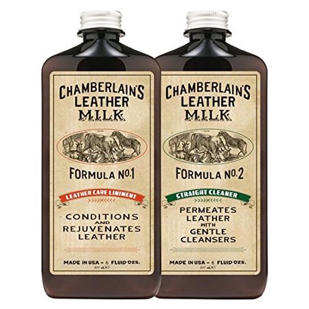 Chamberlain's 2-Formula Leather Cleaner and Conditioner Set - 6 Ounces