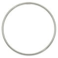 thumbnail image 2 of 925 Sterling Silver 2mm Slip-on Bangle Chain Bracelet; for Adults and Teens; for Women and Men, 2 of 3