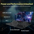thumbnail image 5 of Lenovo Legion 5 15.1" WQXGA 165Hz Gaming Laptop, AMD Ryzen 7 260, 64GB RAM, 2TB SSD, NVIDIA GeForce RTX 5060 GDDR7, 24-Zone RGB Backlit Keyboard, Win 11, Black, 1TB Docking Station Set, 5 of 9