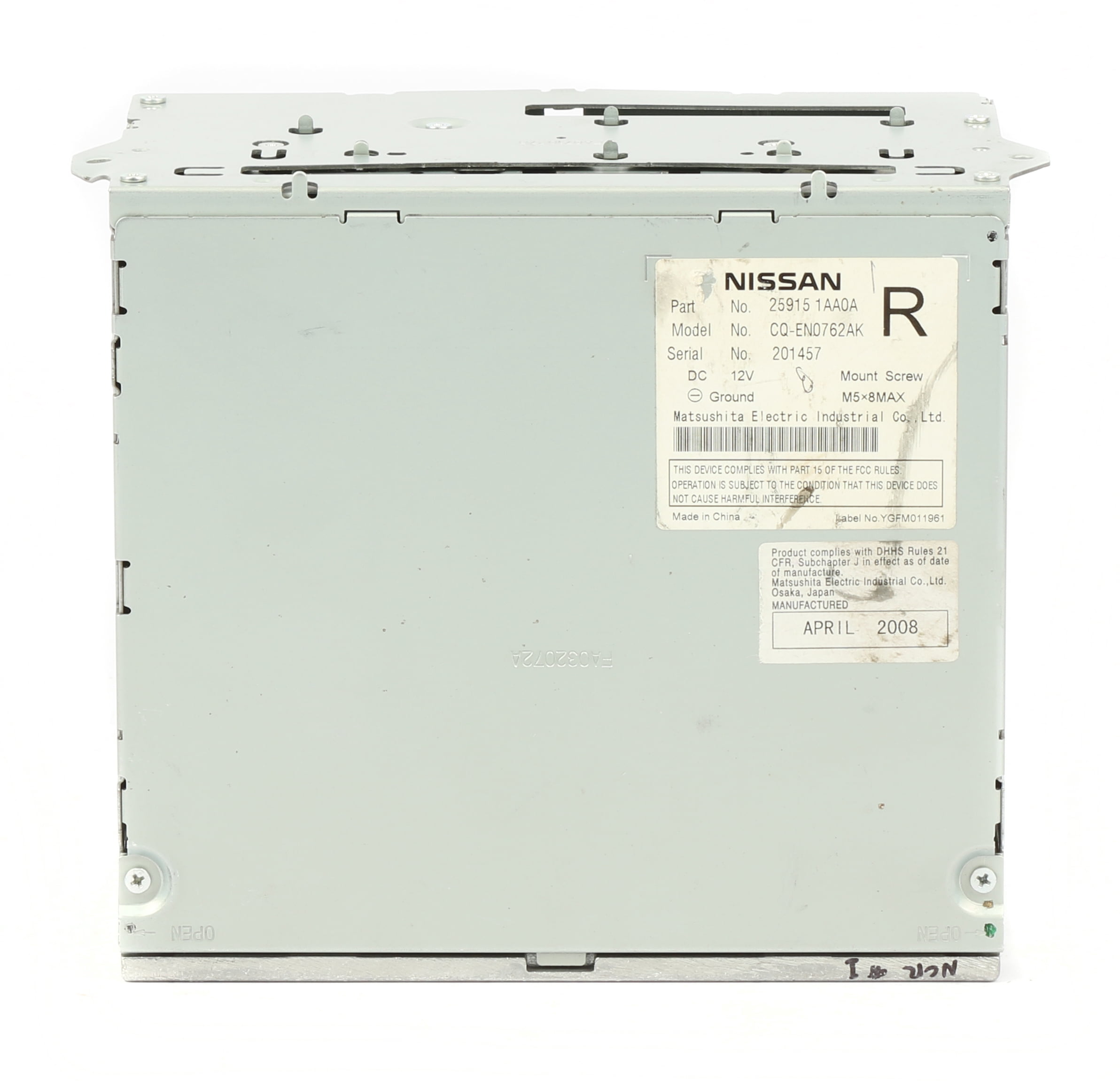 Restored 2009-2010 Nissan Murano AM FM Radio 6 CD Satellite Capable 259151AA0A (Refurbished)