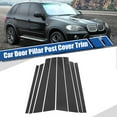 thumbnail image 2 of Unique Bargains 1 Set Car Door Window Pillar Posts Cover Trim Exterior Anti-Scratch Stickers for BMW X5 E70 2007-2014, 2 of 6