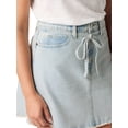 thumbnail image 6 of Levi Strauss Signature Women's and Women's Plus Vintage Belted Skirt, Sizes 0-22, 6 of 7