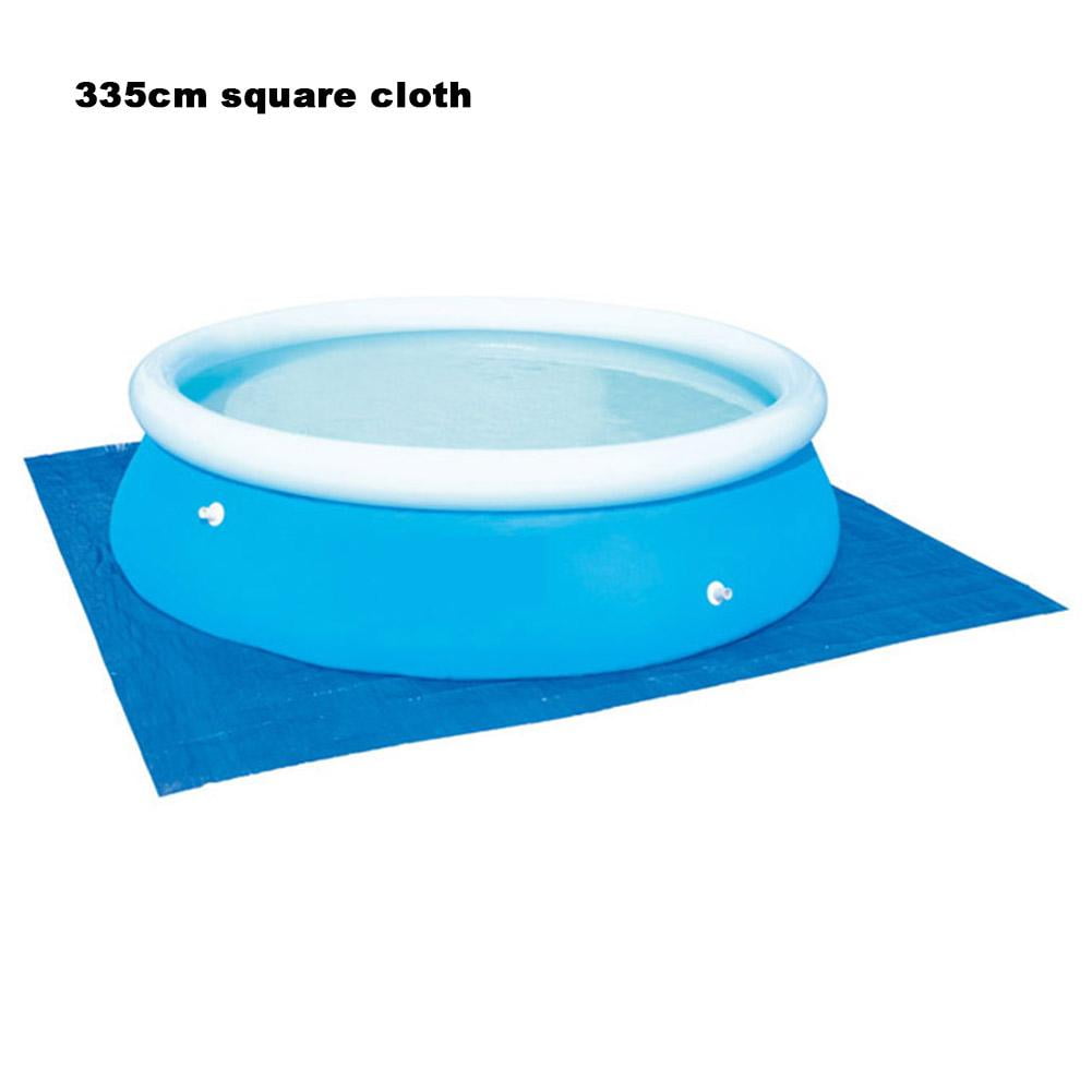 Younar Folding Pool Cover for Round Above Ground Swimming Pools Inflatable Ground Cloth