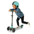 thumbnail image 2 of Chillafish Scotti 3-Wheel Lean-to-Steer Scooter for Kids Ages 3+, Adjustable Height, Lightweight Twintip Deck with Brake, Mint, 2 of 10