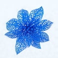 thumbnail image 3 of Christmas Ornaments Flash Christmas Tree Decoration Flower Grass Hollow Simulation Fake Flower Leaf Halloween New Year Decor, 3 of 5