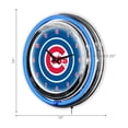 thumbnail image 3 of Imperial Chicago Cubs 14'' Neon Clock, 3 of 3