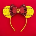 thumbnail image 2 of Mirabel Isabela Mouse Ears Bow Headband Minnie Ear Headband Cosplay Halloween Costume Glitter Princess Dress Up, 2 of 2