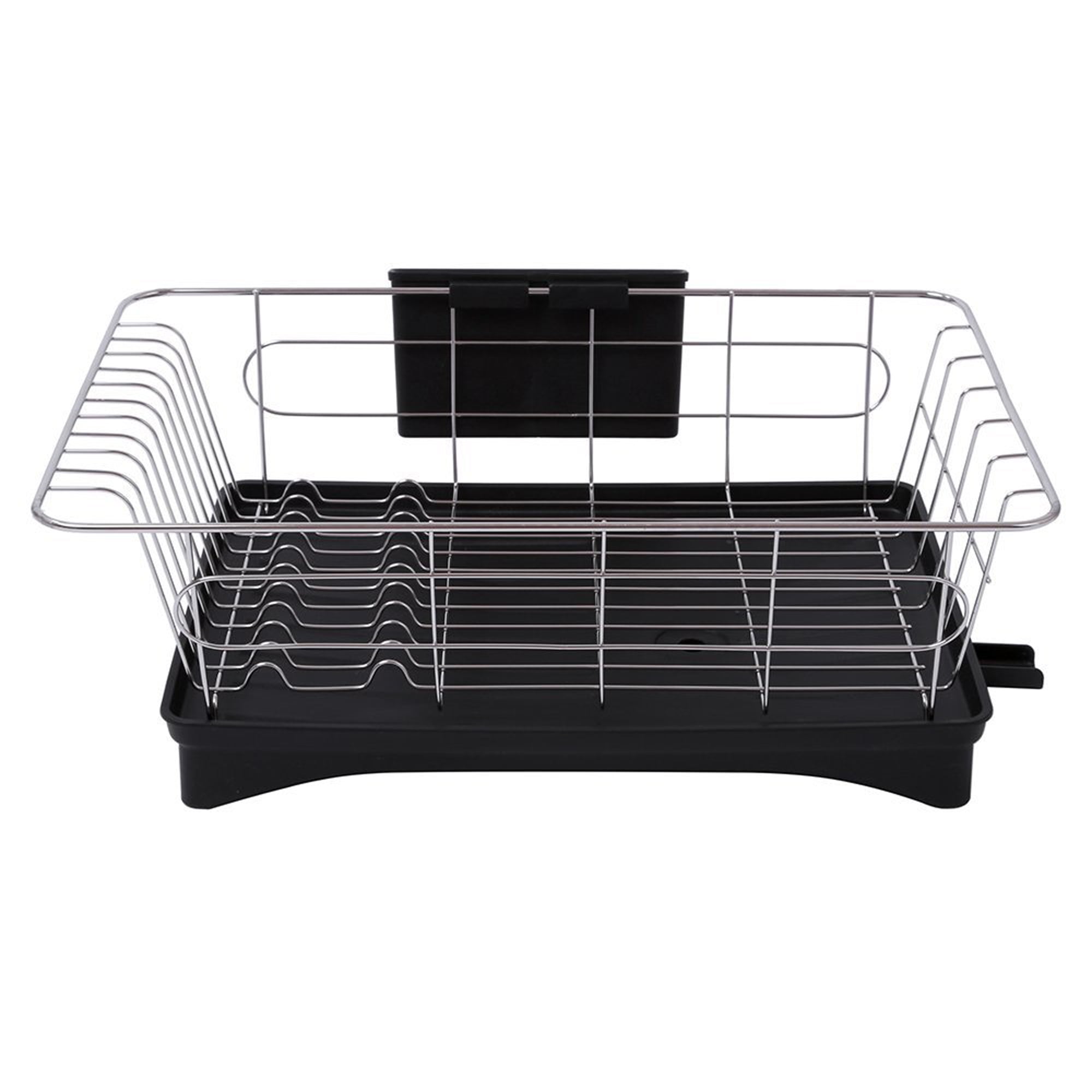 IMAGE Antimicrobial Sink Dish Rack Dish Drainer Multifunction Sturdy