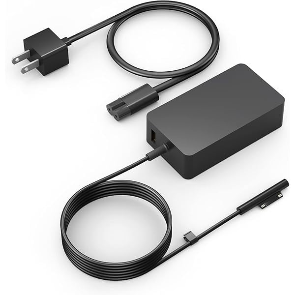 wonima11 65W Surface Pro Laptop Charger for Microsoft Surface Pro 9, 8, 7+, 7, 6, 5, 4, 3, X, Surface Laptop 5 Studio i5 Go 3 2, Surface Go 4 3 2 1, Surface Book and Travel Case