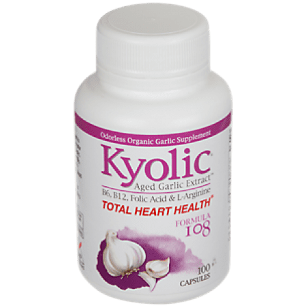 Kyolic Aged Garlic Extract, Total Heart Health, Formula 108, Capsules, 100