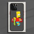 thumbnail image 3 of Luxury Trendy Brands Logo Phone Case For iPhone 15 14 13 12 11 Pro Max mini XS Max XR X 8 Plus SE Frosted Translucent Cover, 3 of 5