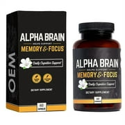 Alpha Brain Memory & Focus  Supplement for Men & Women 60 Capsules