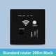 thumbnail image 2 of Enrutador WIFI de 2,4 GHz y 300 Mbps, Enchufe WiFi Inalámbrico, Relé AP RJ45, Panel de Enchufe USB Inteligente, Enrutador WIFI de Pared Integrado B, 2 of 5