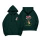 thumbnail image 2 of Sudadera con capucha Gotyou Lux de gran tamaño para mujer 2024 Manga larga con cordón verde oscuro XXL, 2 of 3