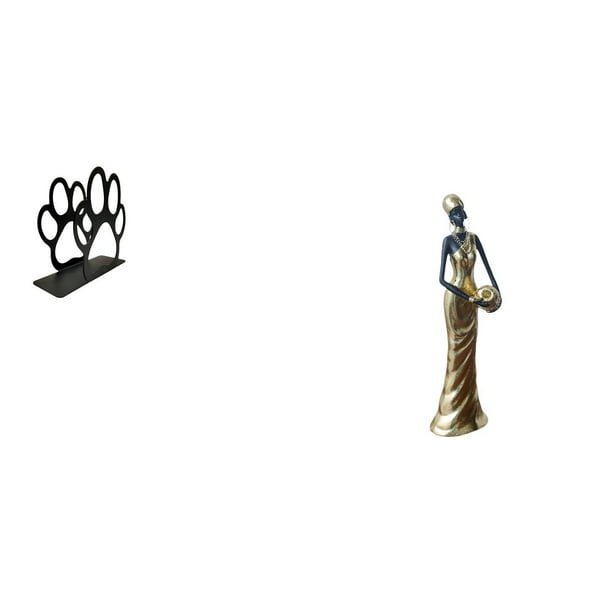 Servilletero De Hierro, Porta Billetes Multiusos, Bonita Pata De Perro, Decoración Del Hogar, Elegante Organizador, Dispensador De Pañuelos, Estatua De Mujer Tribal Africana, Figura De Mujer