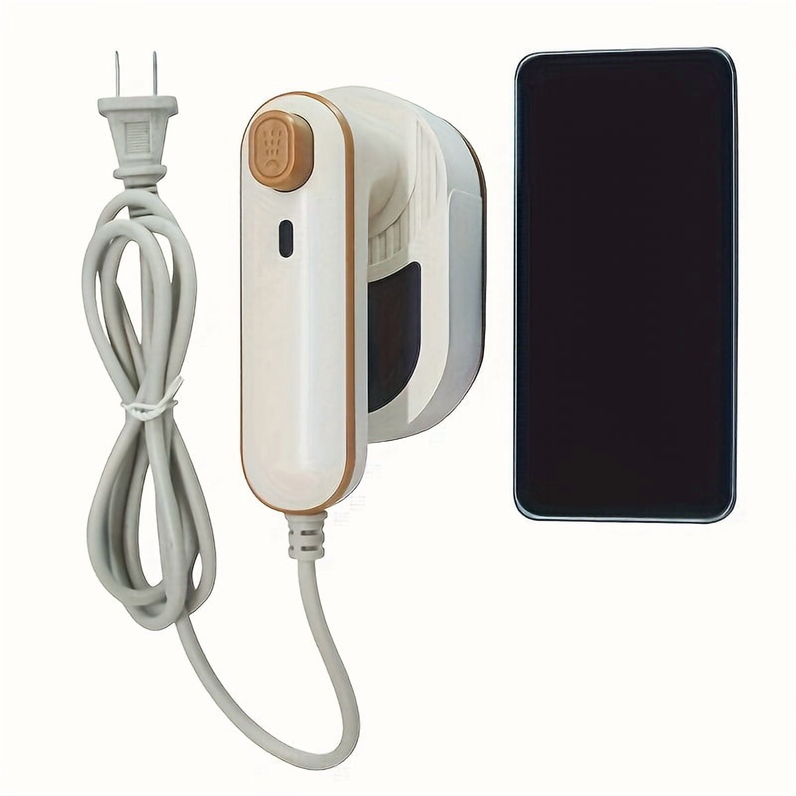 Portable Handheld Garment Mini Electric Iron, Travel Steamer Iron for Clothes Mini, 10S Fast Heating Powerful Wrinkle Remover, 180° Rotating Handle for Home, Travel, Apartment, Hotels