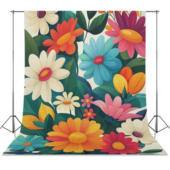 Nostalgic Vintage Floral Spring Backdrop Backdrops for Photography Photo Background Nature Scenery Banner