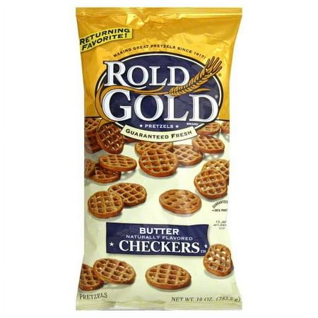 Rold Gold Butter Checkers Pretzels, 10 Oz.