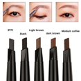thumbnail image 2 of Lápiz de cejas automático de doble cabezal, maquillaje Natural de 5 colores, resistente al agua, de larga duración, fácil de usar, con pincel, 2 of 4
