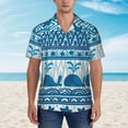 thumbnail image 4 of Kll Men'S Hawaiian Shirt Short Sleeve Button Down Beach Shirts-Sea Underwater Animals, 4 of 8