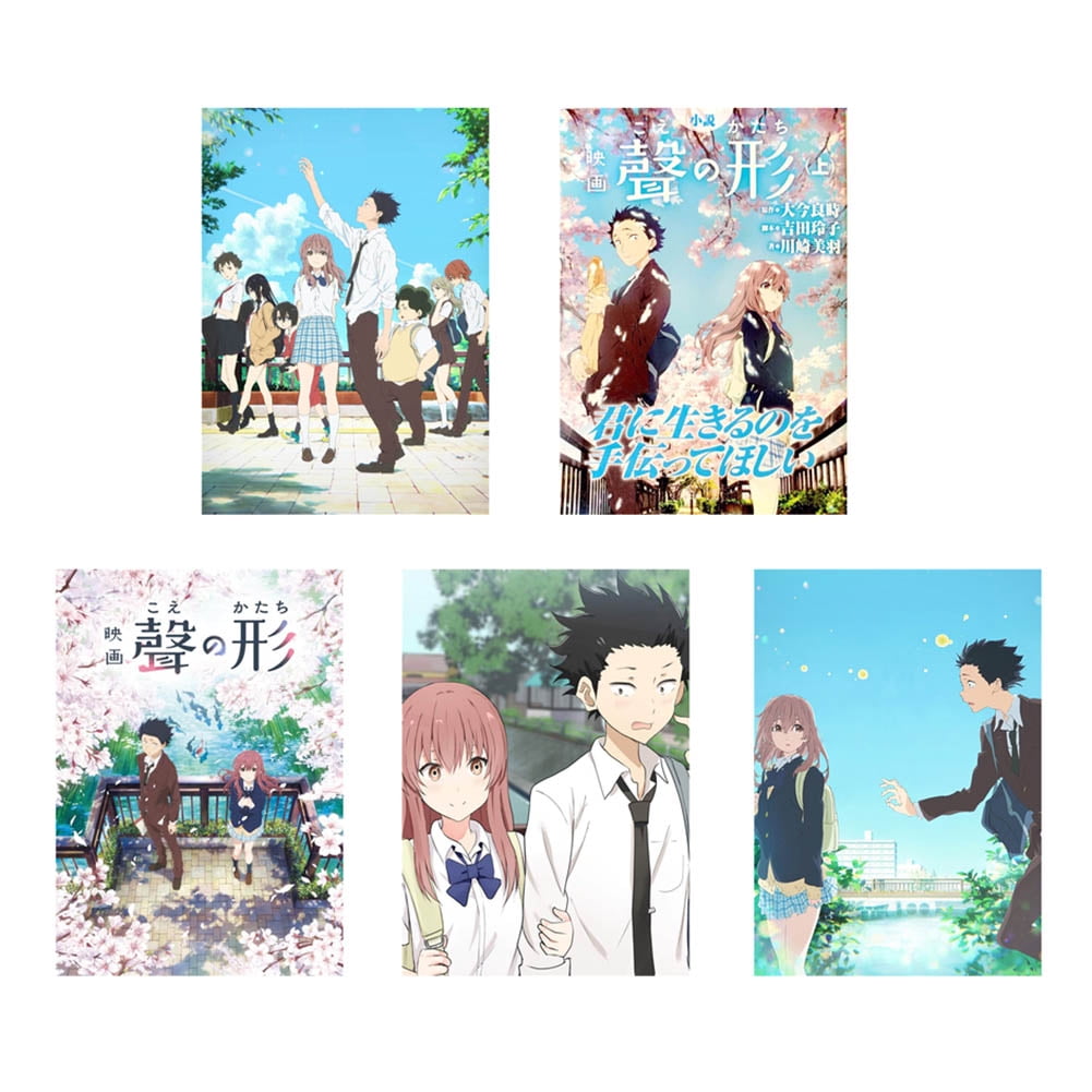 Hot Anime A Silent Voice Koe no Katachi Home Decor Poster Wall Scroll 8"×12" 01