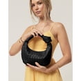 thumbnail image 3 of Sac à Main Noué Tissé pour Femmes - Faux Cuir Mode Designer Sacs Hobo pour Dames - Sac à Main Poignée Nouée Mode, 3 of 6