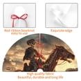thumbnail image 4 of Picia Western Skeleton Cowboy Horse Print Christmas Tree Skirt , Christmas Tree Skirt Ornaments for Merry Christmas Holiday Party Decorations Indoor Outdoor-36", 4 of 7