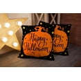 thumbnail image 2 of Set of 2 Happy Halloween Pumpkin Throw Pillow Covers 20x20 Inch Decorative Pillow Cases for Couch Bedroom Living Room, 2 of 6