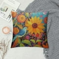 thumbnail image 2 of COMIO  Summer Throw Pillow Covers ,Set of  Farmhouse Dercoration,Sunflower Pillows Cases,Square Couch Sofa Cushion Covers for Living Bed Room Home Decor, 2 of 5