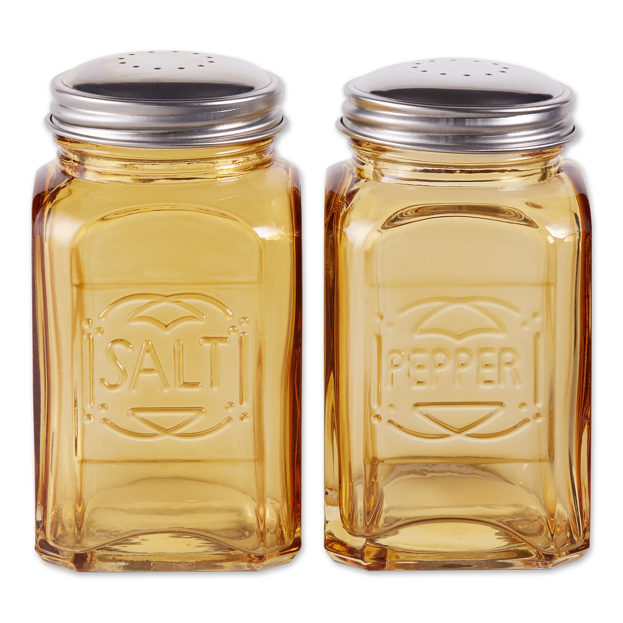 Bee Jade / Jadeite Square Honey Dispenser Metal top Depression Style Glass 