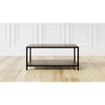 thumbnail image 3 of Flats & Castles Remy Modern Wood Coffee Table with Lower Shelf in Dark Walnut, 3 of 5