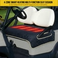 thumbnail image 5 of 4-Zone Heated Seat Cushion for Golf Cart, Portable Towel Blanket with 3 Modes, 52x32inch Seat Cushion Long Heating Time, USB Power Supply (Dark Blue), 5 of 10