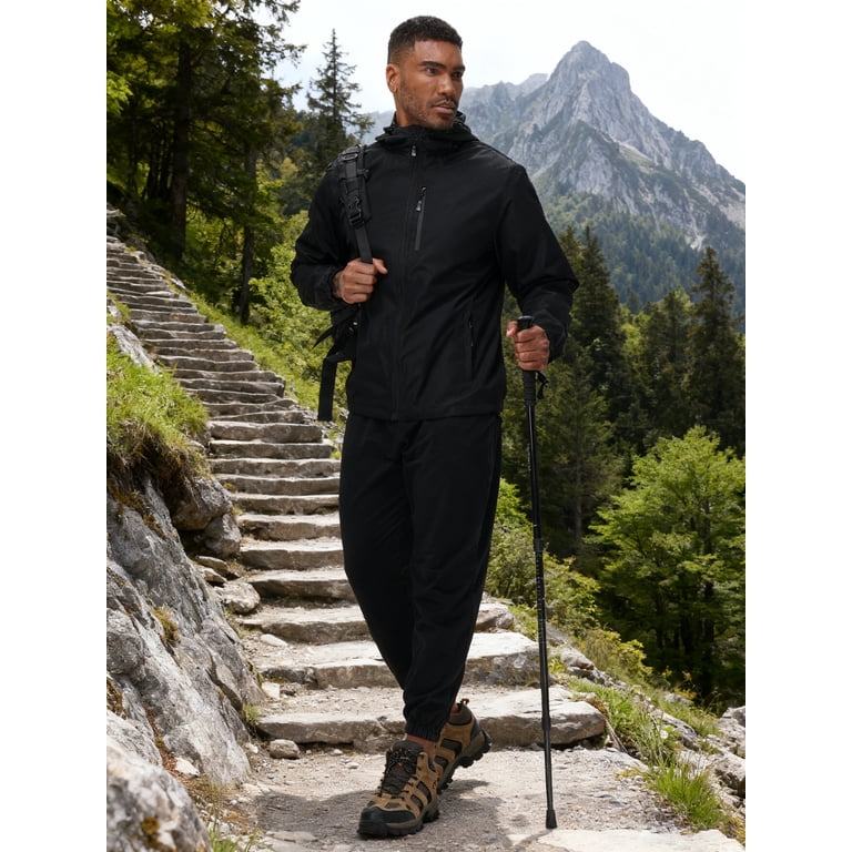 Weilanxin Men's Waterproof Packable Rain Jacket photo 4