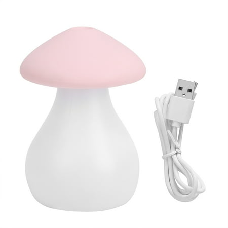 

Mini USB-Powered Mushroom-Shaped Humidifier with Colorful Lights and Air Purifying Diffuser for Home and Office