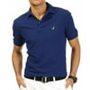 Nautica Men's Solid Deck Polo Shirt Majolica, Large