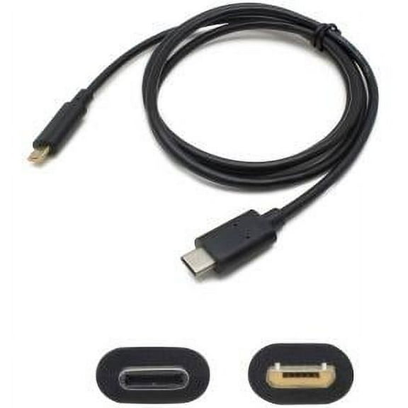 1M USB 3.1 C TO MICRO-USB 2.0 M/M ADAP CABLE BLACK