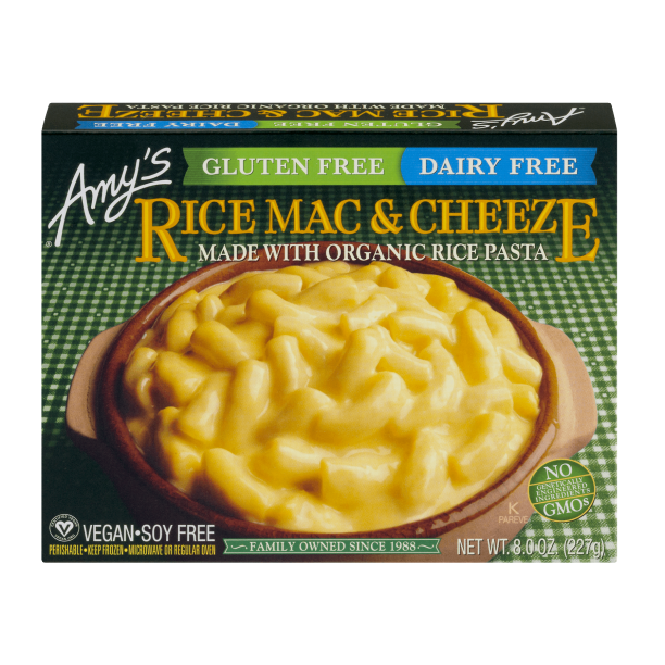 Amy S Rice Mac Cheeze Gluten Free Non Gmo 8 Ounce Walmart Com Walmart Com